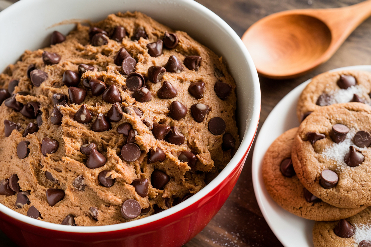 How to bake flour for raw cookie dough?