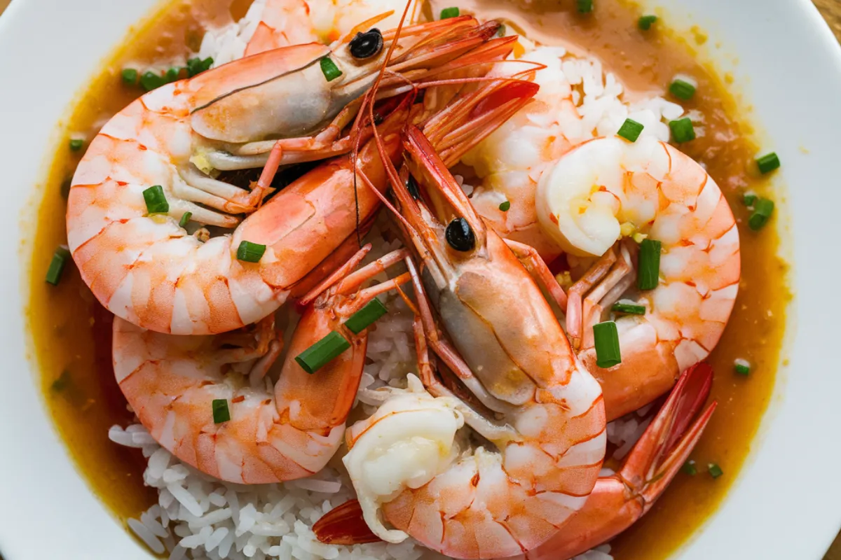 What is shrimp with garlic sauce made of?