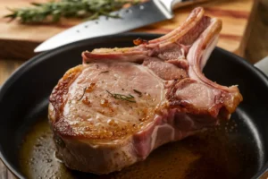 What is the best way to cook pork chops without them drying out?