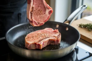 What is the best way to cook a pork chop so it's tender?