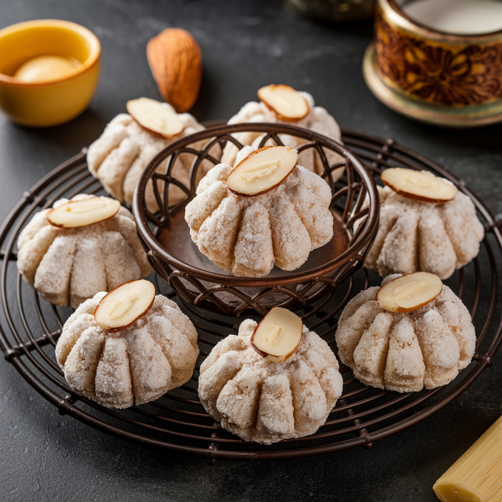 What is Chinese almond cookie made of?